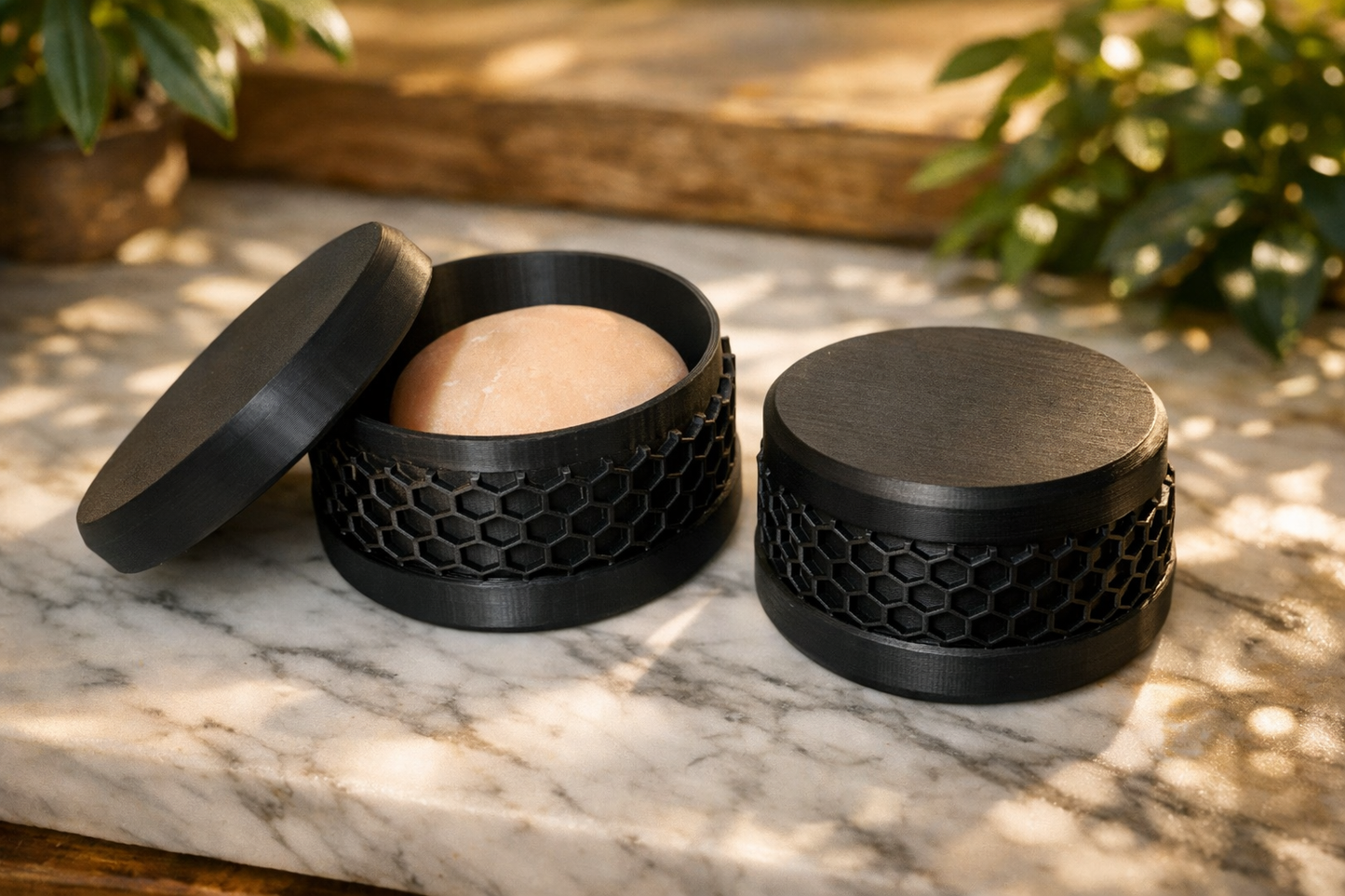 Shampoo and Conditioner Bar Travel Case