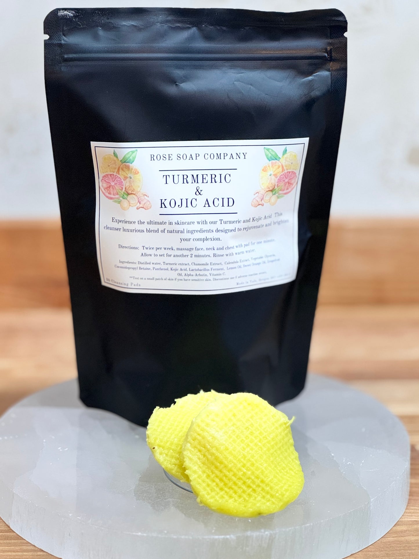 Turmeric and Kojic Acid Cleansing Pads