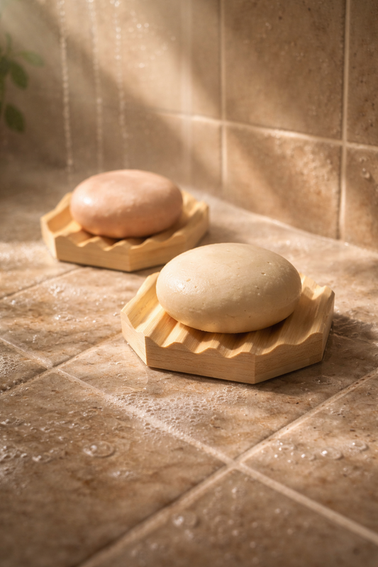 Hexagon Shampoo and Conditioner Bar Dish