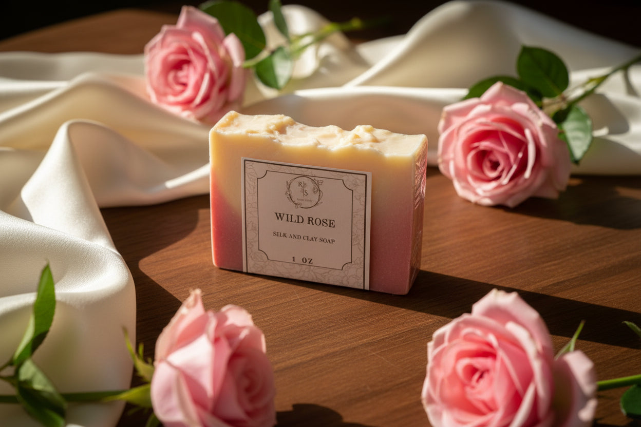 Artisanal Silk and Clay Soap Collection