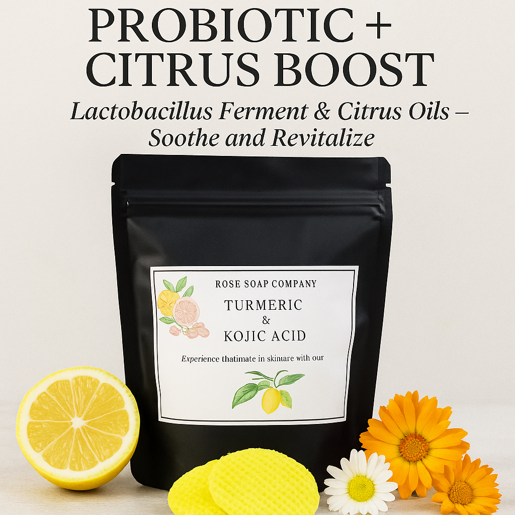 Turmeric and Kojic Acid Cleansing Pads