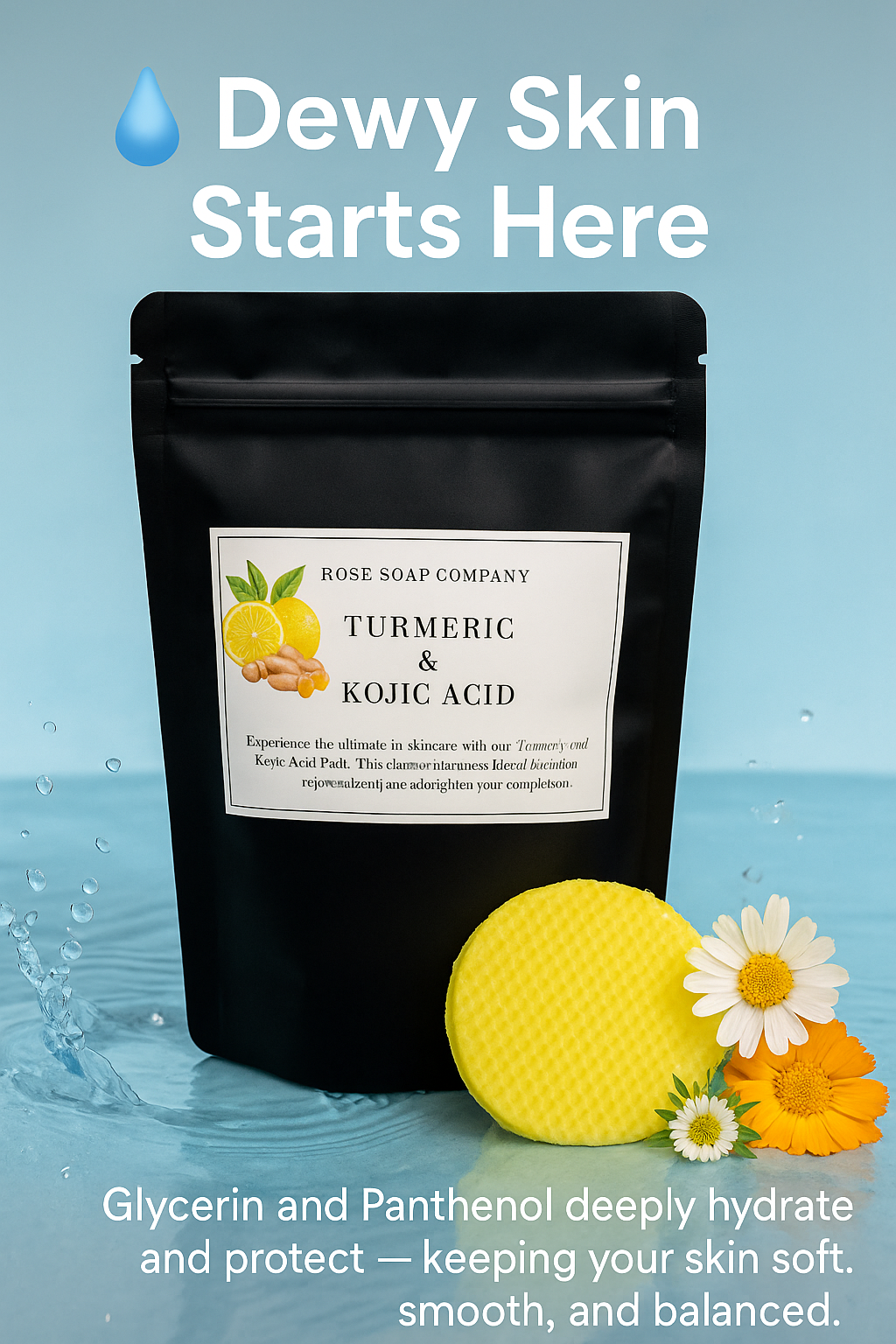 Turmeric and Kojic Acid Cleansing Pads