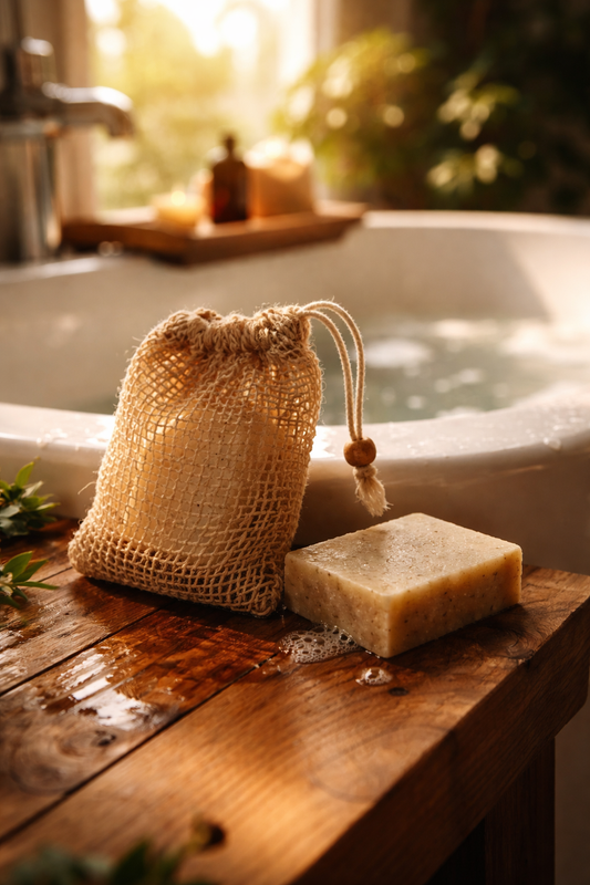 Natural Sisal Soap Bags