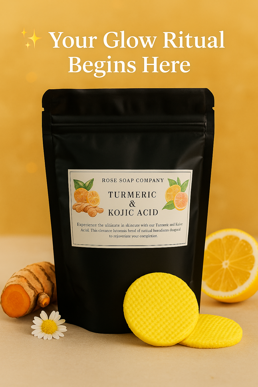 Turmeric and Kojic Acid Cleansing Pads